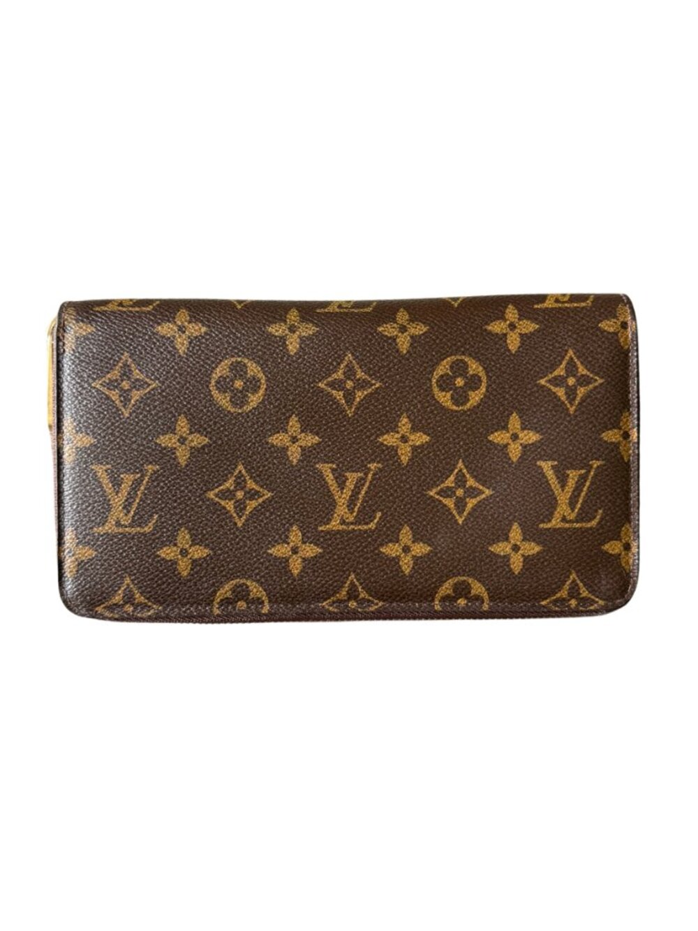 Louis Vuitton Monogram Zippy Large Wallet & COA, Box